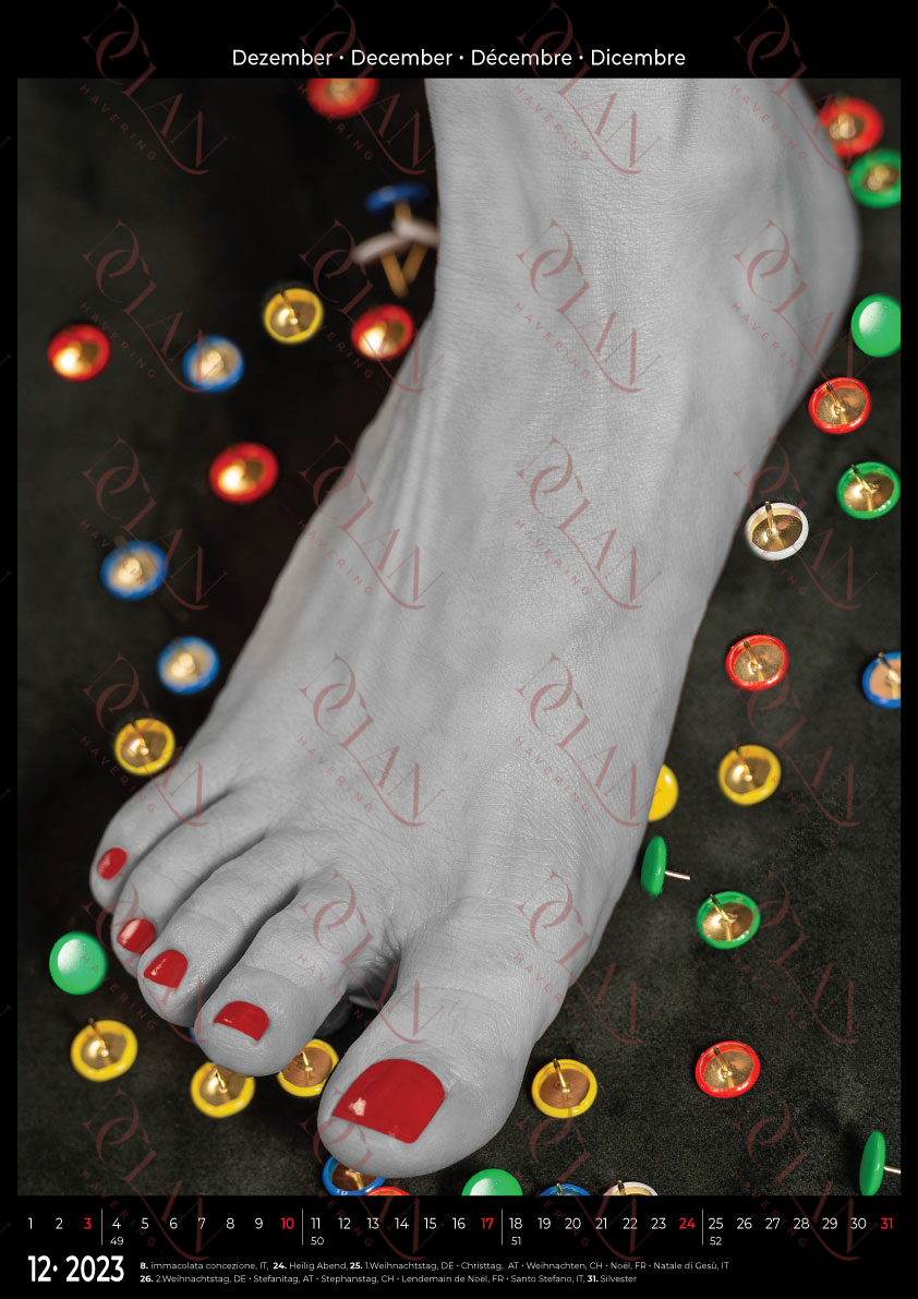 Feet art - Dezember 2023